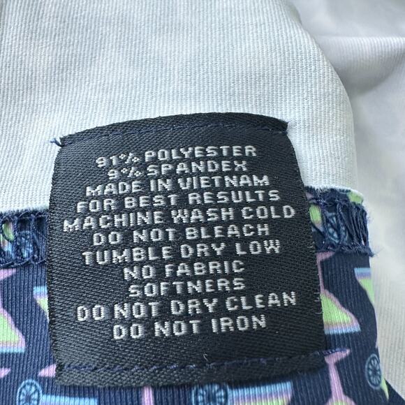 Turtleson Polo Shirt Men Large Blue Margarita Cocktail AOP Blackwolf Run Stretch - Picture 8 of 11